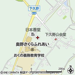 茨城県牛久市久野町731周辺の地図