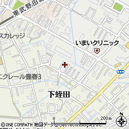 埼玉県春日部市上蛭田6周辺の地図