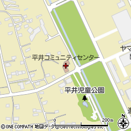 平井コミュニティセンター周辺の地図