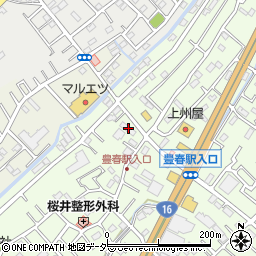 埼玉県春日部市増富18周辺の地図