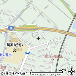 埼玉県上尾市瓦葺周辺の地図