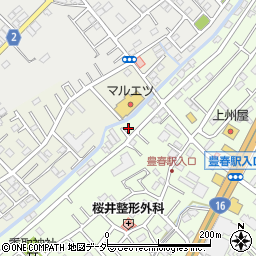 埼玉県春日部市増富14周辺の地図