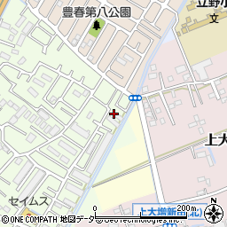 埼玉県春日部市増富431周辺の地図