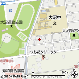 埼玉県春日部市大沼6丁目79周辺の地図