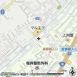 埼玉県春日部市増富14-4周辺の地図