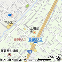 埼玉県春日部市増富610周辺の地図