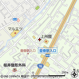 埼玉県春日部市増富609周辺の地図