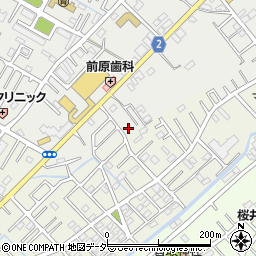 埼玉県春日部市上蛭田638周辺の地図