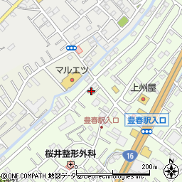 埼玉県春日部市増富16-1周辺の地図