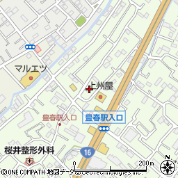埼玉県春日部市増富611周辺の地図