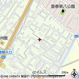 埼玉県春日部市増富492-16周辺の地図