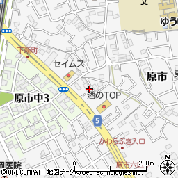 埼玉県上尾市原市3729-1周辺の地図