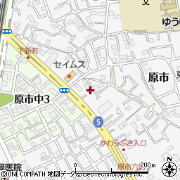 埼玉県上尾市原市3729-1周辺の地図