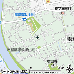 埼玉県春日部市藤塚432周辺の地図