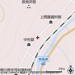 長野県塩尻市奈良井283周辺の地図