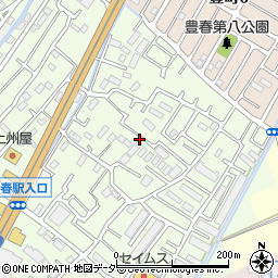 埼玉県春日部市増富492-17周辺の地図