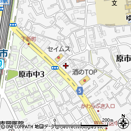 埼玉県上尾市原市3727-1周辺の地図