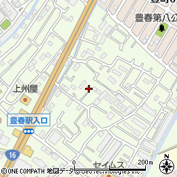 埼玉県春日部市増富546周辺の地図