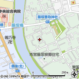 埼玉県春日部市藤塚578周辺の地図