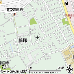 埼玉県春日部市藤塚326周辺の地図