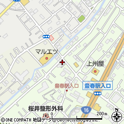 埼玉県春日部市増富627周辺の地図