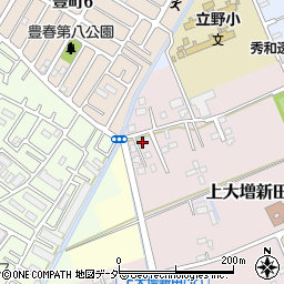 埼玉県春日部市上大増新田32周辺の地図