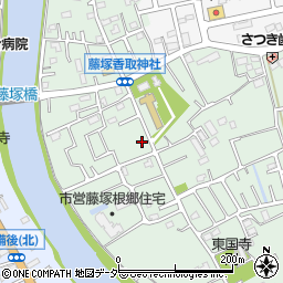 埼玉県春日部市藤塚584周辺の地図