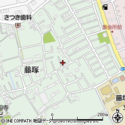 埼玉県春日部市藤塚318周辺の地図