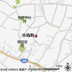茨城県牛久市小坂町周辺の地図