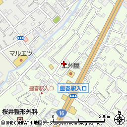 埼玉県春日部市増富616周辺の地図