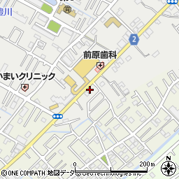 埼玉県春日部市上蛭田642周辺の地図