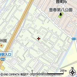 埼玉県春日部市増富492-12周辺の地図