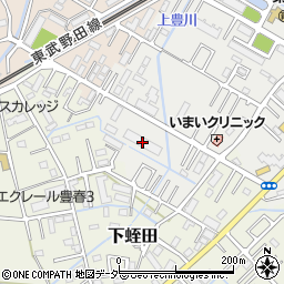 埼玉県春日部市上蛭田14周辺の地図