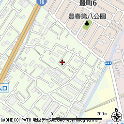 埼玉県春日部市増富508周辺の地図