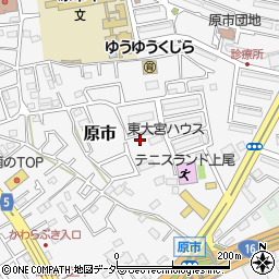 埼玉県上尾市原市3891周辺の地図