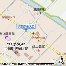 茨城県つくばみらい市福田761周辺の地図
