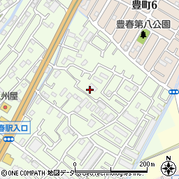 埼玉県春日部市増富492周辺の地図