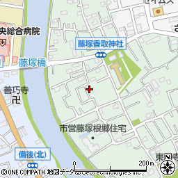 埼玉県春日部市藤塚589周辺の地図