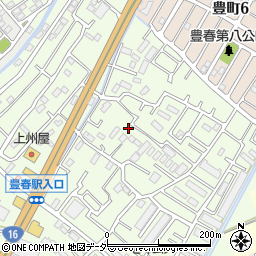埼玉県春日部市増富542周辺の地図
