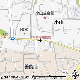 ヤマザキ電機前周辺の地図
