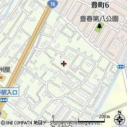埼玉県春日部市増富498周辺の地図