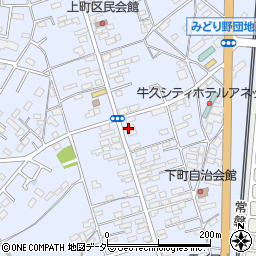 富士産業株式会社牛久営業所周辺の地図