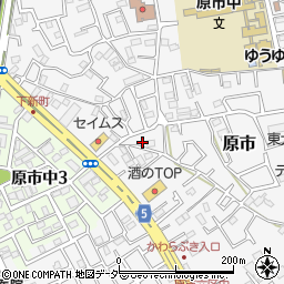 埼玉県上尾市原市3723周辺の地図