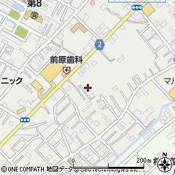 埼玉県春日部市上蛭田627周辺の地図