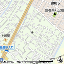 埼玉県春日部市増富492-7周辺の地図