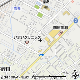 埼玉県春日部市上蛭田653周辺の地図