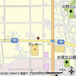 福井県鯖江市北野町周辺の地図