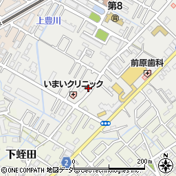 埼玉県春日部市上蛭田49周辺の地図