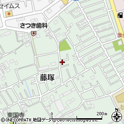 埼玉県春日部市藤塚330周辺の地図