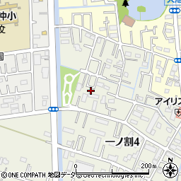 埼玉県春日部市一ノ割4丁目15-9周辺の地図